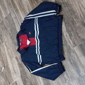 Men's size large quarter zip USA olympic lined windbreaker